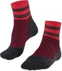 FALKE Damen Wandersocken TK2 Explore Short Stripe W Sso Wolle Funktionsmaterial