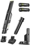 RYOBI RHV44-220G 4V USB Brushless Akku-Handsauger &ndash; 50 Airwatts, 2X 2,0 Ah Akkus &