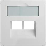 LEGRAND, SEANO Abdeckung 2x RJ45 f&uuml;r Datendosen von Metz, Teleg&auml;rtner und