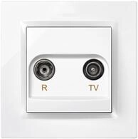 TV-Steckdose, wei&szlig;, SIMON 10