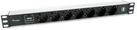 Equip Steckdosenleiste 19"(1HE) 8fach Schuko16A,1,8m
