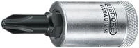 GEDORE Kreuzschlitz PH 1, Schraubendrehereinsatz 3/8 Zoll, nn, 1 IKS 30 1