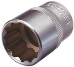 KS Tools 1/2' 12-Kant-Stecknuss, 33mm, auf H&auml;nger