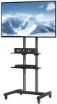 VEVOR TV St&auml;nder mit Rollen Universal 1510-1696 mm H&ouml;henverstellbar, 100 x...