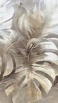 Livingwalls Hot Spots Fototapete Palmenbl&auml;tter 1,59 m x 2,80 m - Beige, Creme -