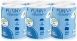 Funny Jumbo-K&uuml;chenrolle XXL 6 Rollen | 2-lagig, 100% Saugstarker Zellstoff, 300
