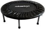 Relaxdays Indoor Trampolin, &Oslash; 95 cm, faltbares Minitrampolin bis 100 kg, Sport...