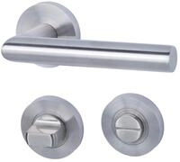 Alpertec 28025320C Solid 10-R Chrom/Edelstahlfarbig satiniert. WC f&uuml;r...