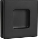 MARCHESI 4073 SCHWARZ Schiebet&uuml;rmuschelpaar 6405 f&uuml;r Glas, eckig, Glasst&auml;rke...