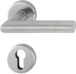 HOPPE 3529444 FH-Dr&uuml;ckergarnitur Amsterdam-auf Rosette, PZ, 40-45, Edelstahl...
