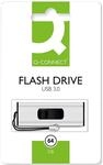 Q-Connect Kf16371 64 Gb USB 3.0 (3.1 Gen 1) Typ A Schwarz, Wei&szlig; Player USB Flash &ndash;