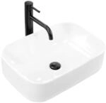 Rea Waschbecken Waschtisch Aufsatzwaschbecken Keramik Handwaschbecken Aufsatz