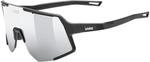 Uvex sequenze Sportbrille, black matt/mir.silver, one size