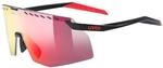 Uvex pace stage Sportbrille, black matt/mir.red, one size