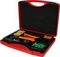 Sortiment Drahtendh&uuml;lse mit Crimpzange, 0, 25 mm&sup2; - 6, 0 mm&sup2;, 1001-tlg
