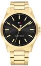 Tommy Hilfiger Bruce Analog-Quarzuhr f&uuml;r Herren mit Silikon- und...