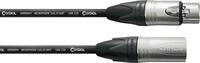 CORDIAL - CXM7.5FM - XLR-Mikrofonkabel 7,5 m, NEUTRIK-Stecker XLR NC3 XX f/m, Select