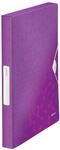 Leitz 46290062 Ablagebox WOW, A4, PP, 30 mm, violett