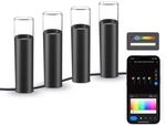 KSIX LED-Smart-Leuchtmittel, IP65, 6 m, 4 St&uuml;ck