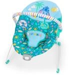 Bright Starts Disney Stitch Ohana Paradise Vibrierende Baby-Wippe, Abnehmbarer