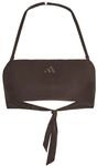 adidas Damen Iconisea Ribbed Padded Bandeau Bikini Top Swimwear, Aurora Coffee,...