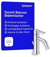 Duravit Balcoon Einhebel-Bidetmischer (Auslauf H&ouml;he 119 mm), Bidetmischer mit
