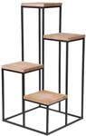Blumentreppe mit 4 Regalen 34x34x67cm (HxH) Pflanzenregal Blumenregal Standregal Holz