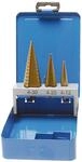 SW-Stahl 82415L Stufenbohrersatz, HSS-G TiN, 3-teilig