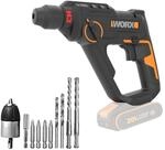 WORX WX391.9 Akku-Bohrhammer 20V, 13mm Bohrleistung, 1150 U/min, 6400 bpm, 1,2J