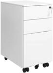 SONGMICS Rollcontainer, unter Schreibtisch, mit 3 Schublade, vormontiert,