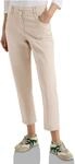 Cecil Mid Waist Slim Leg Hose im Casual Fit Grain beige 32