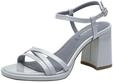 Tamaris Damen Sandalette mit Blockabsatz, blau, 40 EU