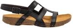 ART 1138 I Breathe, flache Damen-Sandalen, Schwarz, Gr&ouml;&szlig;e 36