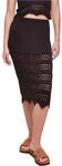 Urban Classics Ladies Short Crochet Knit Neckholder Top Frauen Neckholder schwarz S
