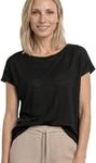 Damen T-Shirt mit Boat Neck und Smok-Detail