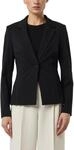 Comma Taillierter Blazer aus weichem Jersey mit Rei&szlig;verschlusstaschen