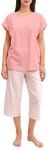 CALIDA Lovely Nights Capri-Pyjama Damen Peach Cream 48-50