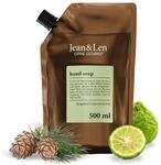 Jean & Len Handseife Bergamot & Cedarwood, vegan, 500 ml | Reinigt beanspruchte