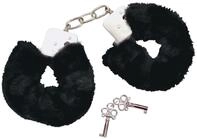 Bad Kitty Handcuffs black mit Pl&uuml;sch
