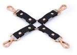NS Novelties Bondage Couture Hog Tie Black 24,3 x 24,3 x 0,78 cm