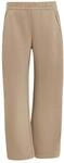 adidas Damen Essentials Contemporary Fleece Barrel Pants, Khaki Six, XL