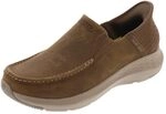 Skechers Herren Parson-Oswin mit Slip-In Technologie Mokassin, Desert Leather, 50.5