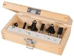 Triton Einsteigerpaket 1/4-Zoll-Fr&auml;ser, 6-teilig Satz, 1 St&uuml;ck, schwarz,