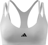 adidas Women's Optime Workout Strappy Light Support Bra, White, XXS