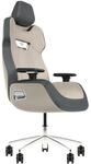 Thermaltake Argent E700 Glacier White with Slate Gray Crayon Real Leather Chair