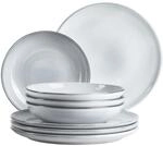 M&Auml;SER Serie Livio, Teller Set f&uuml;r 4 Personen mit Speisetellern und...