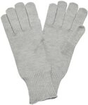 s.Oliver Handschuhe aus Feinstrick mit Stulpe grau meliert ONESIZE