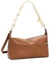 Desigual Schultertasche Umh&auml;ngetasche Sierra Shoulder Bag Camel braun