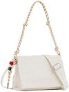 Desigual Umh&auml;ngetasche Schultertasche Half Logo Venecia 4.0 Crossbody Bag Ecru...