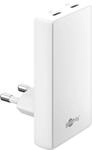 goobay 65W Flaches GaN USB C Ladeger&auml;t, Dual-Port (2X USB-C) Schnellladeger&auml;t...